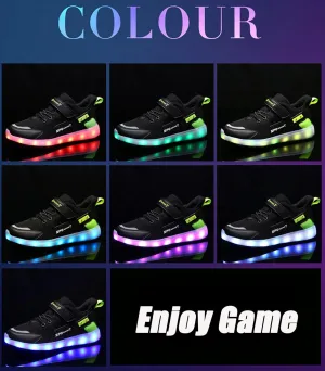 Kids Light Up Shoes USB Charge Led Flash Sneakers for Boys Girls