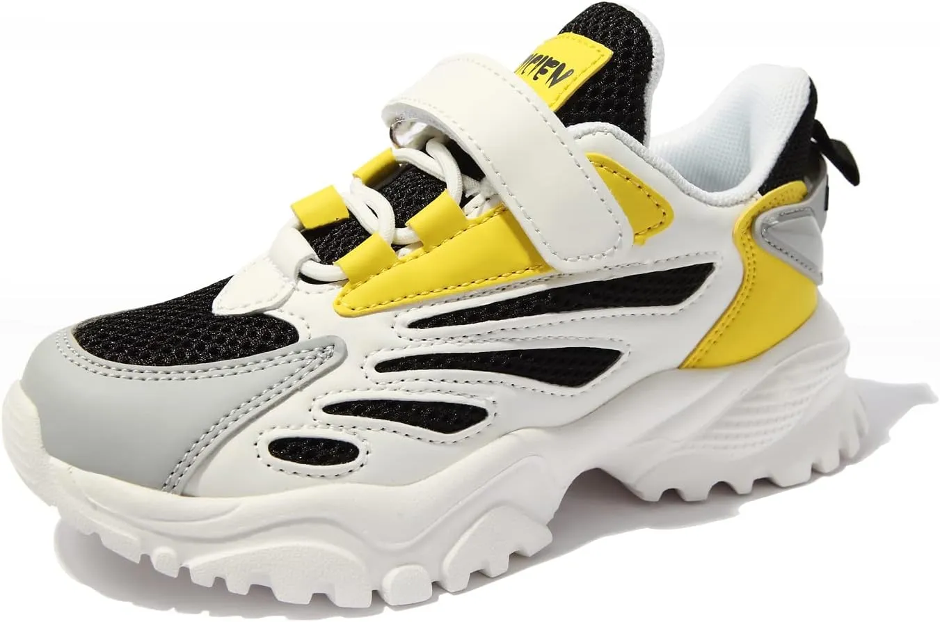 Kids Sneakers for Boys Girls Running Tennis Shoes Lightweight Breathable Sport Athletic