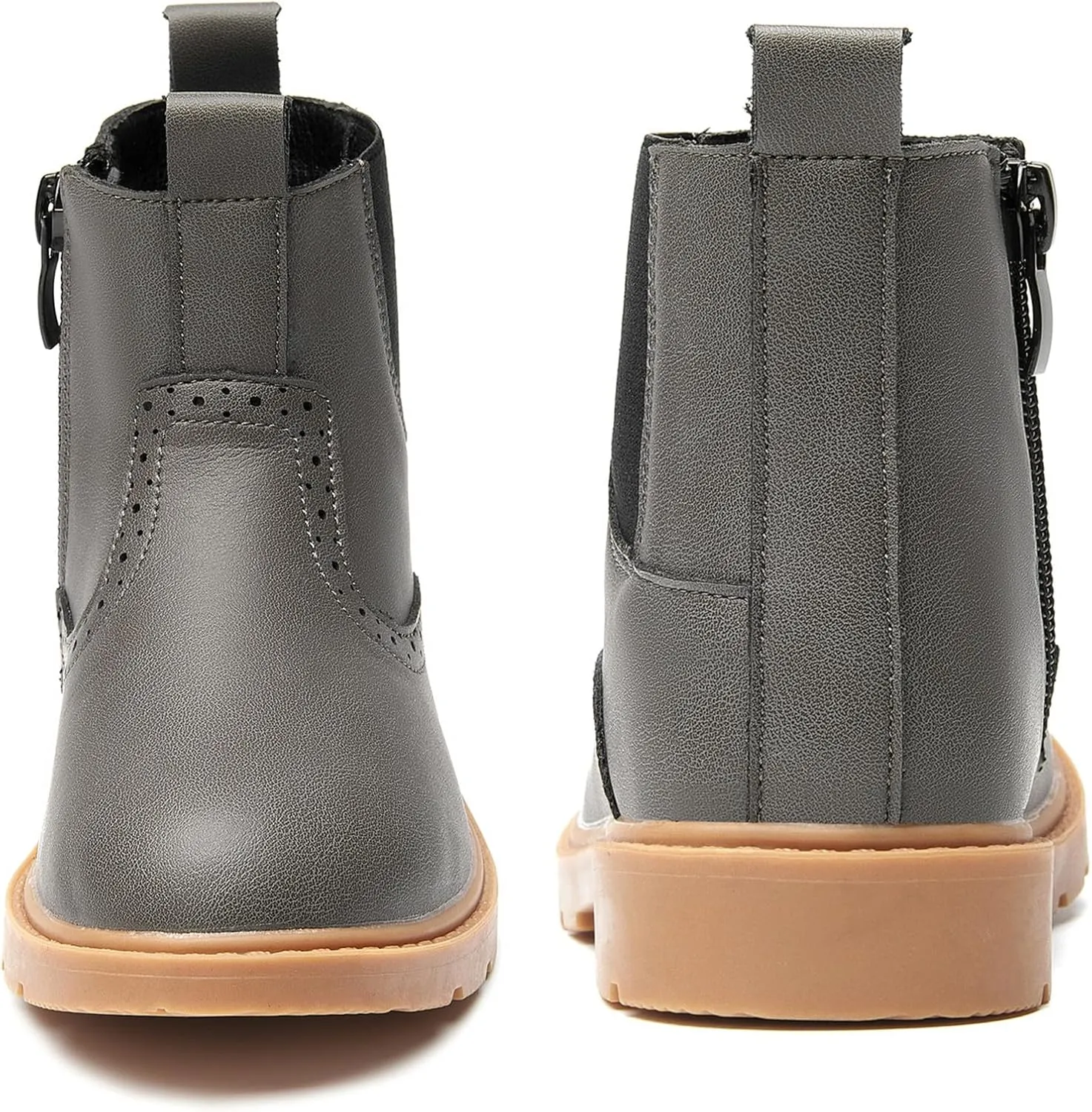 kkdom Boys Girls Waterproof Outdoor Side Zipper Comfort Chelsea Ankle Boots(Toddler/Little Kid/Big Kid)