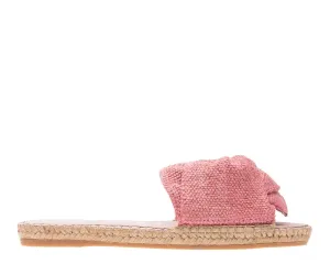 Knot Flat - - with On-demand shipping Sandals Yucatan Rose Wide array