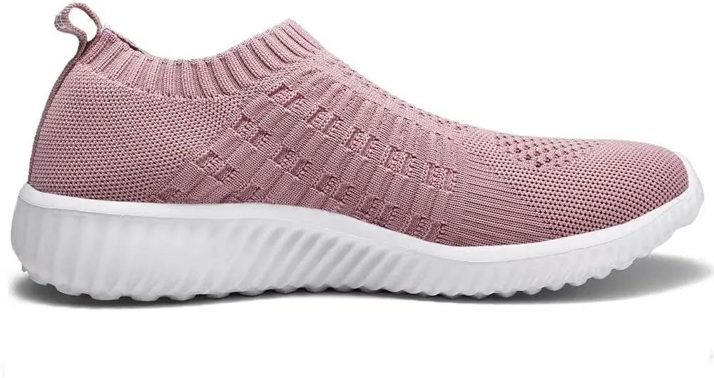 konhill Women's Lightweight Walking Shoes Breathable Slip On Tennis Sneakers Casual Mesh Workout Athletic
