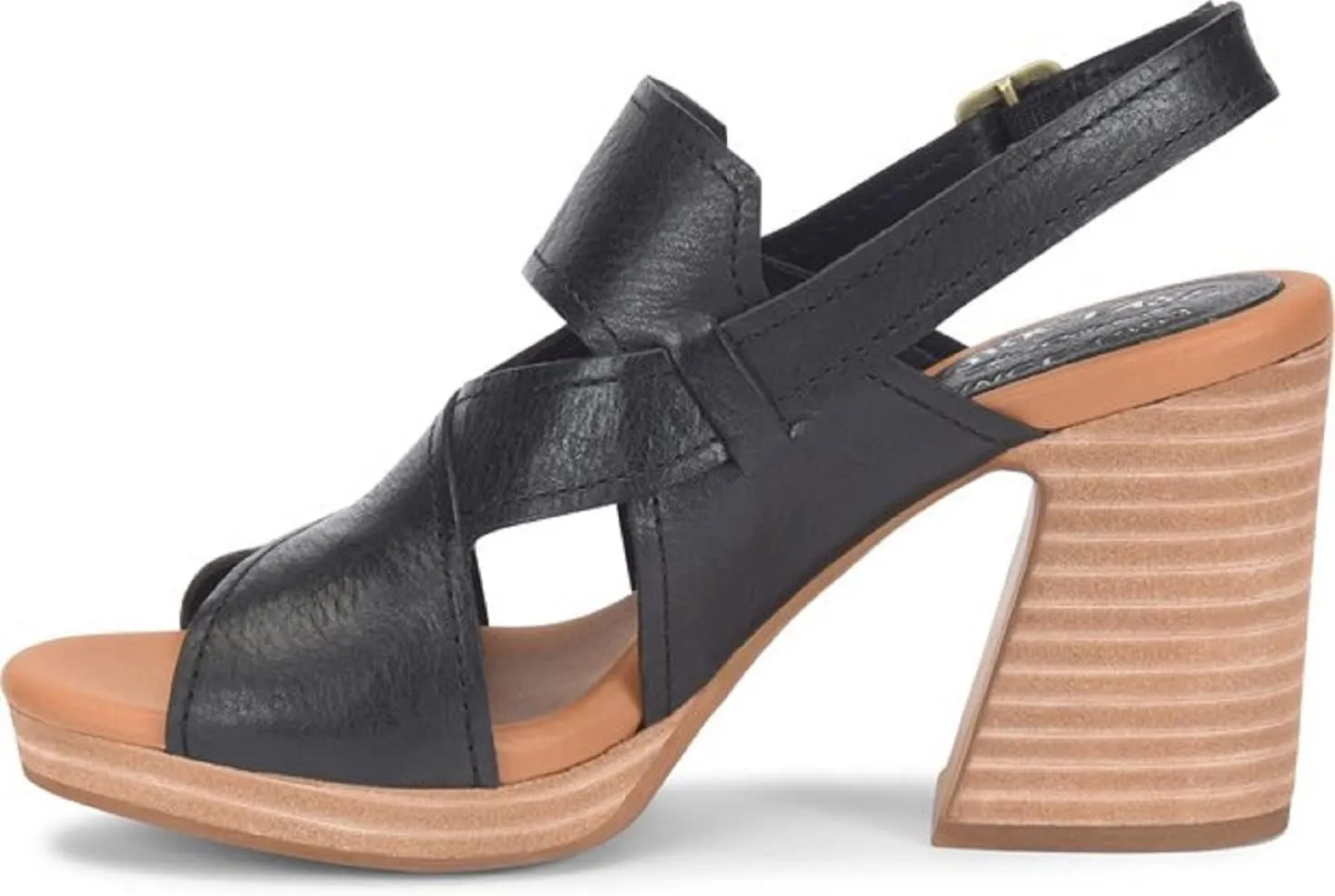 KORK-EASE Halley Women's Leather Heeled Sandals