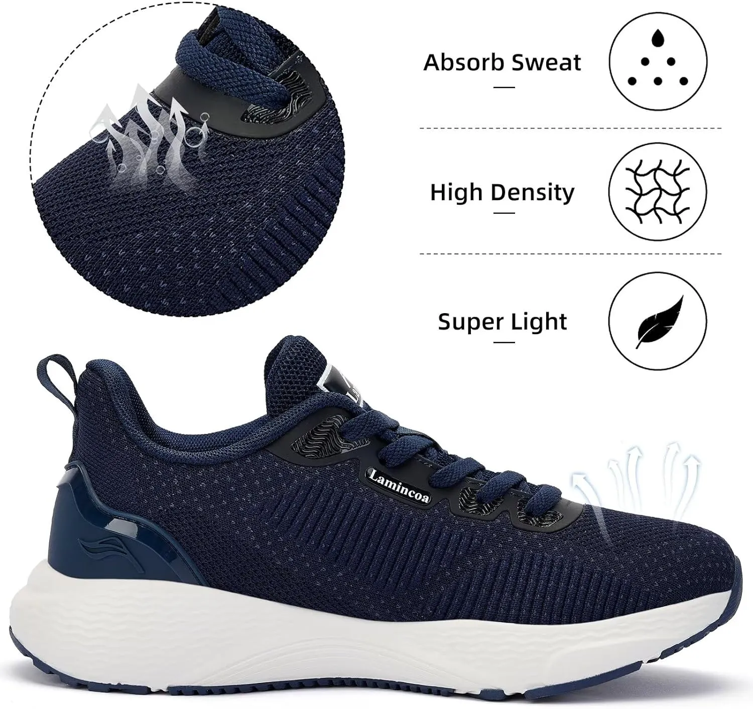 Lamincoa Women's Walking Lightweight Shoes Non Slip Running Sneakers Tennis Outdoor Workout Shoes for Women