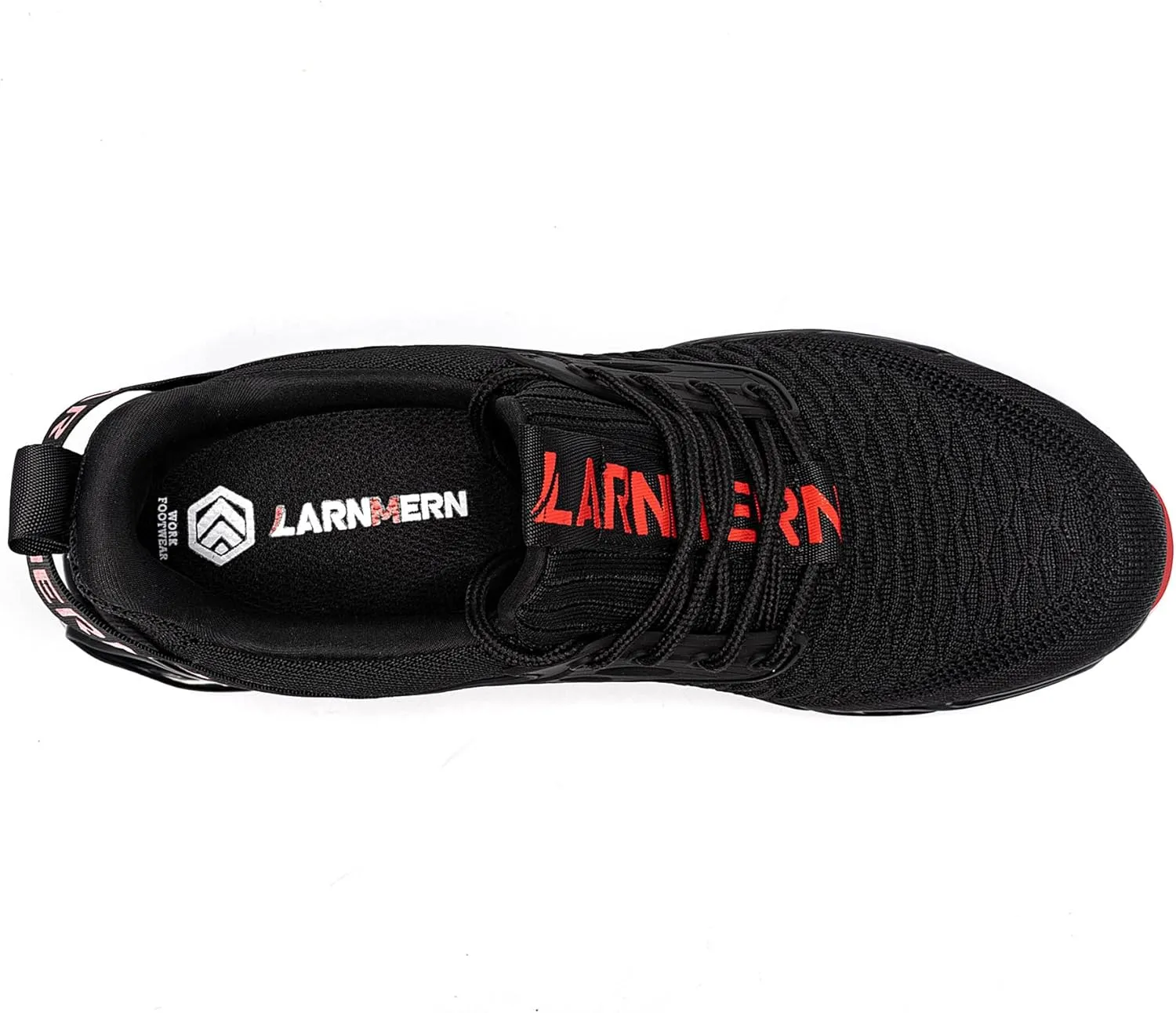LARNMERN Steel Toe Shoes for Men Women Lightweight Comfortable Sneakers Breathable Indestructible Work Shoes
