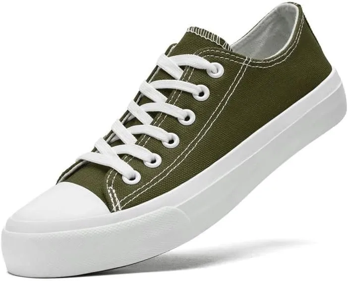 LUMUBBY Canvas Shoes for Women Men High Top Lace Up Sneakers Canvas Fashion Sneakers Classic Casual Walking Shoes Comfortable Breathable…