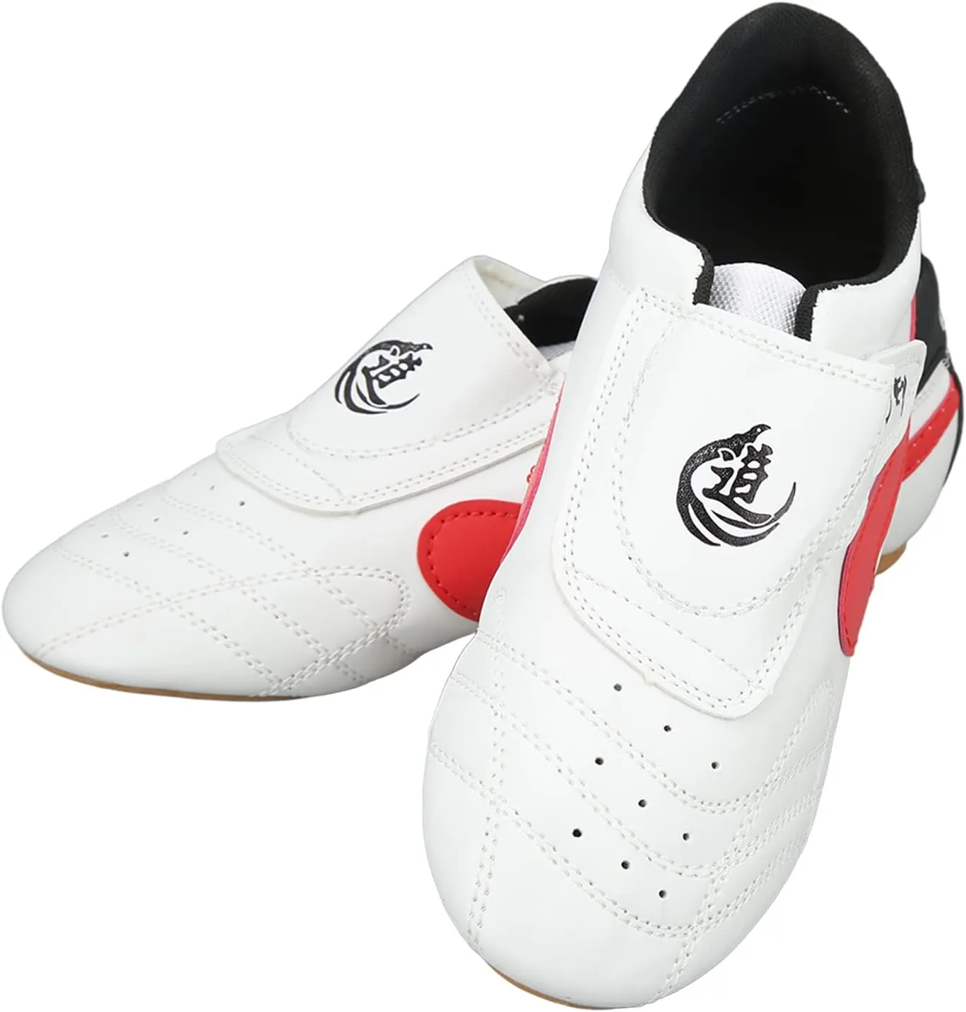 Martial Arts Sneakers, Oxford Leather Sole Simple Taekwondo Shoes Wearproof Breathable Unisex for Kung Fu