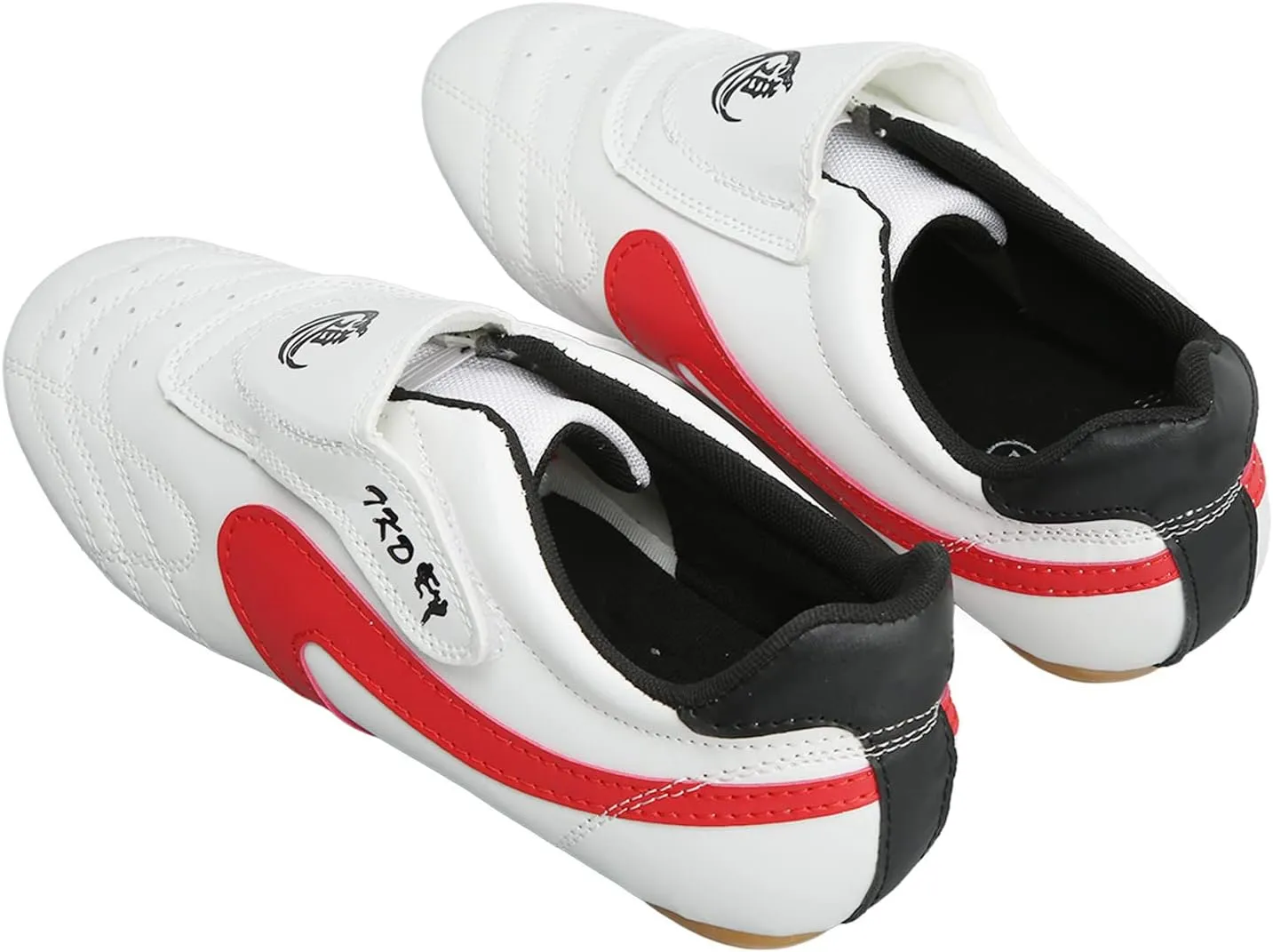 Martial Arts Sneakers, Oxford Leather Sole Simple Taekwondo Shoes Wearproof Breathable Unisex for Kung Fu