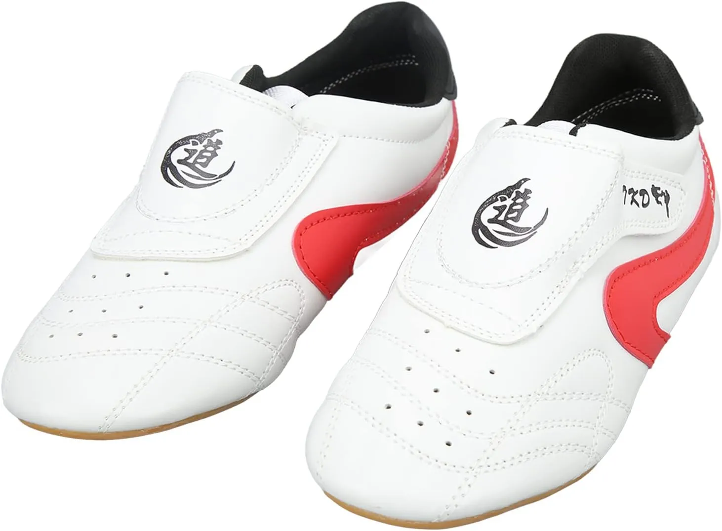 Martial Arts Sneakers, Oxford Leather Sole Simple Taekwondo Shoes Wearproof Breathable Unisex for Kung Fu