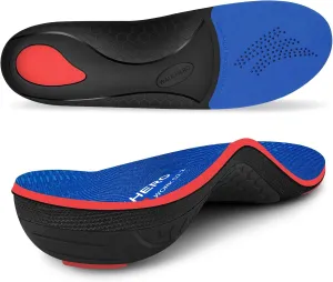 Maximum Cushion Shoes Inserts, Plantar Fasciitis Insoles for Men & Women, Arch Support Orthotics for Heel Pain Relief, Standing All Day, Work Boots (Mens 12-12.5 | Womens 14-14.5, Starry Blue)