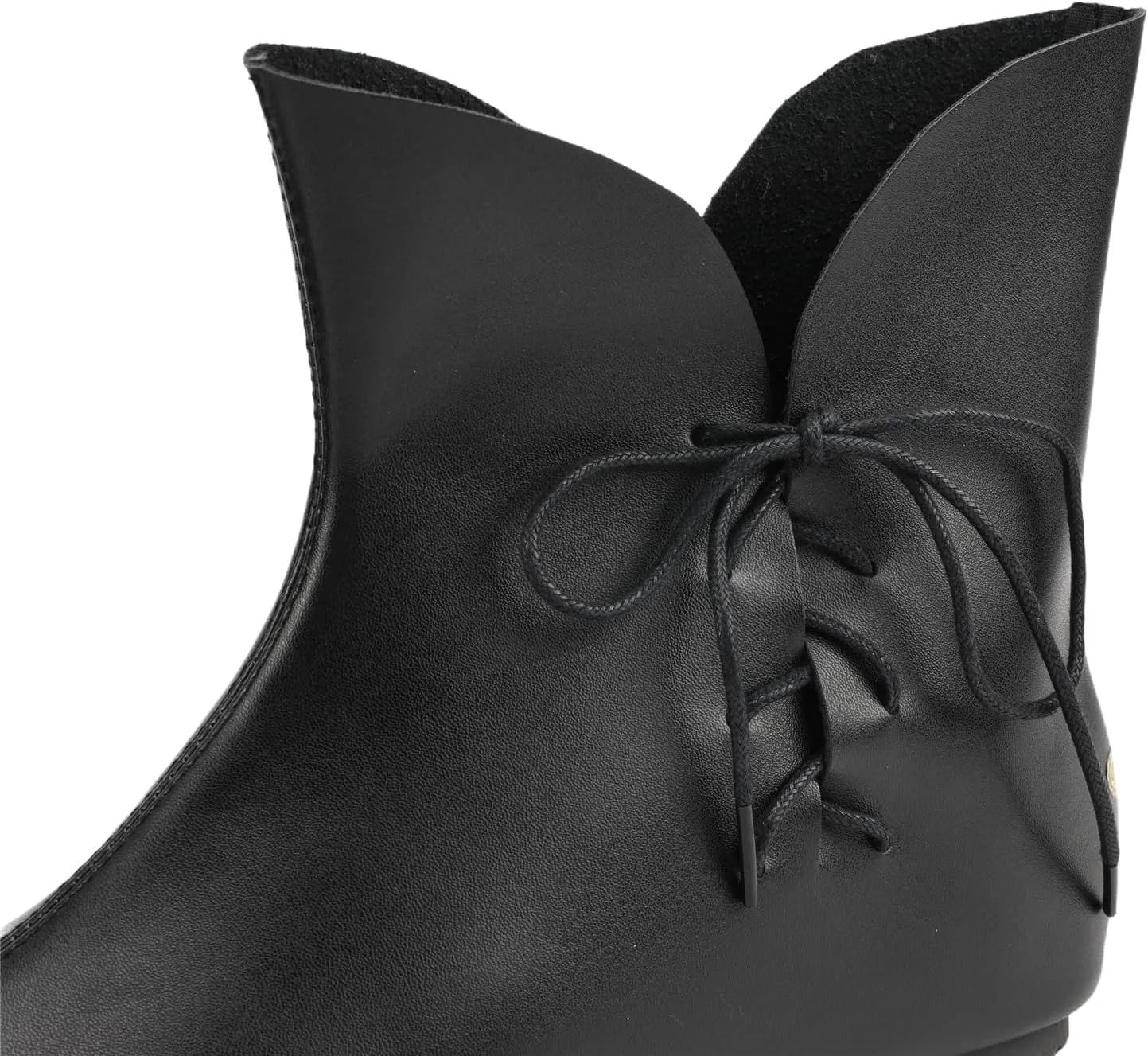 Medieval Curved Pointed Boots Renaissance Lace-Up Roman Shoes Viking Pirate Cosplay Stage Performance Party for Adult