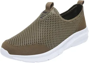 Men's Non Slip Running Shoes Ultra Light Breathable Casual Walking Shoes Fashion Sneakers Mesh Workout Sports Shoes