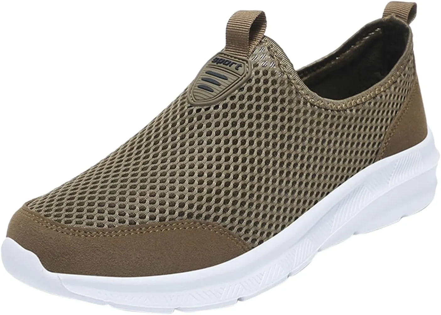 Men's Non Slip Running Shoes Ultra Light Breathable Casual Walking Shoes Fashion Sneakers Mesh Workout Sports Shoes