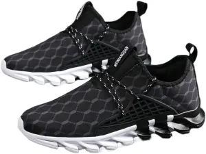 Men's Stylish Sneakers Shoes, Breathable Walking Shoes, Tennis Shoes, Anti-Slip Running Shoes