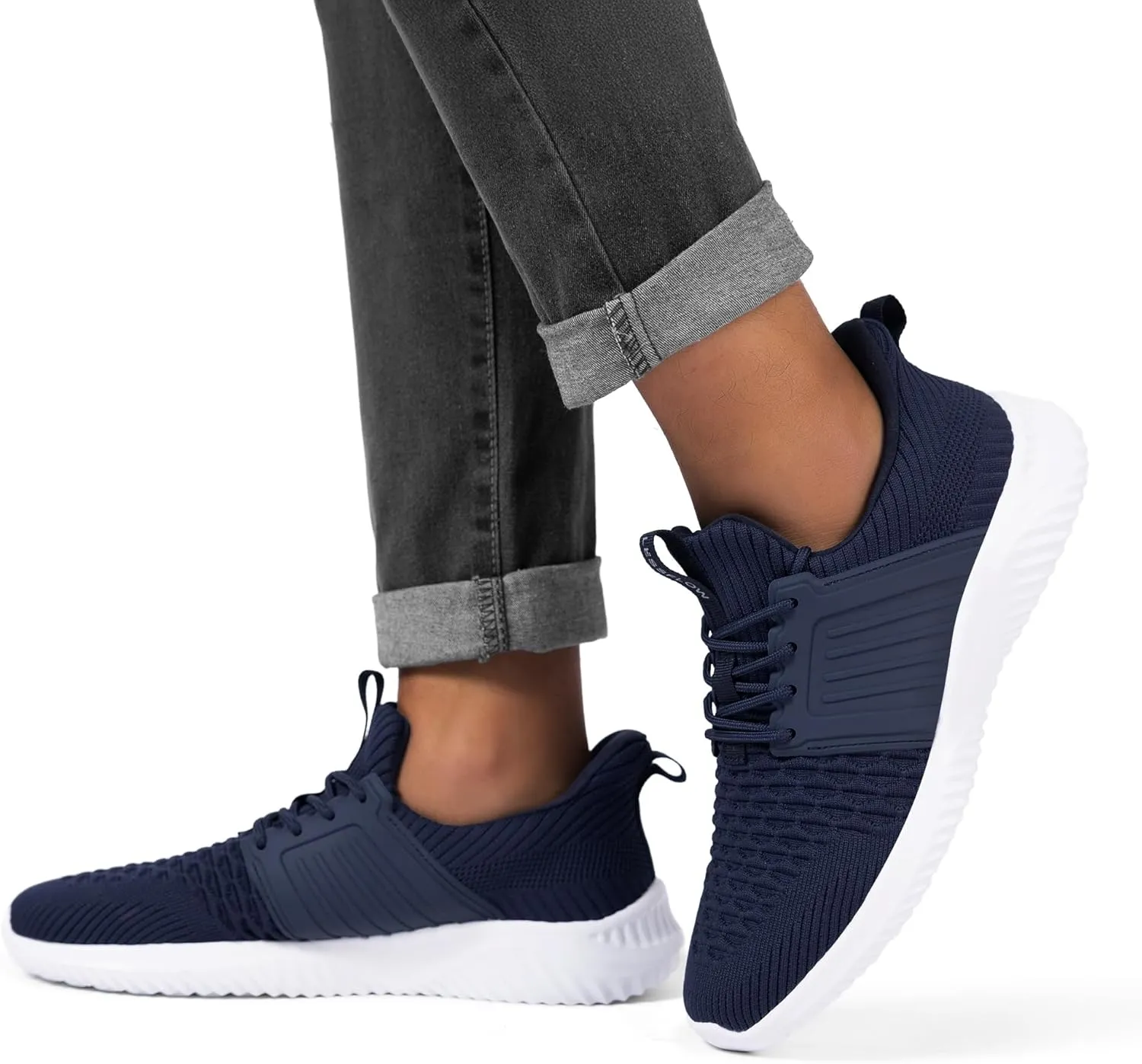Men's Walking Shoes Slip On Running Shoes Ultra Light Casual Sneakers Mesh Tennis Shoe Hands Free Workout Breathable Comfortable Knit Memory Foam Athletic