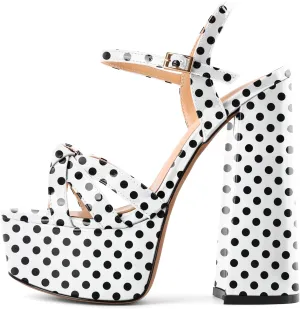 Mettesally Women's Chunky Platform Heels Heeled Sandals Open Toe Ankle Strap Sandals Summer Dress Shoes