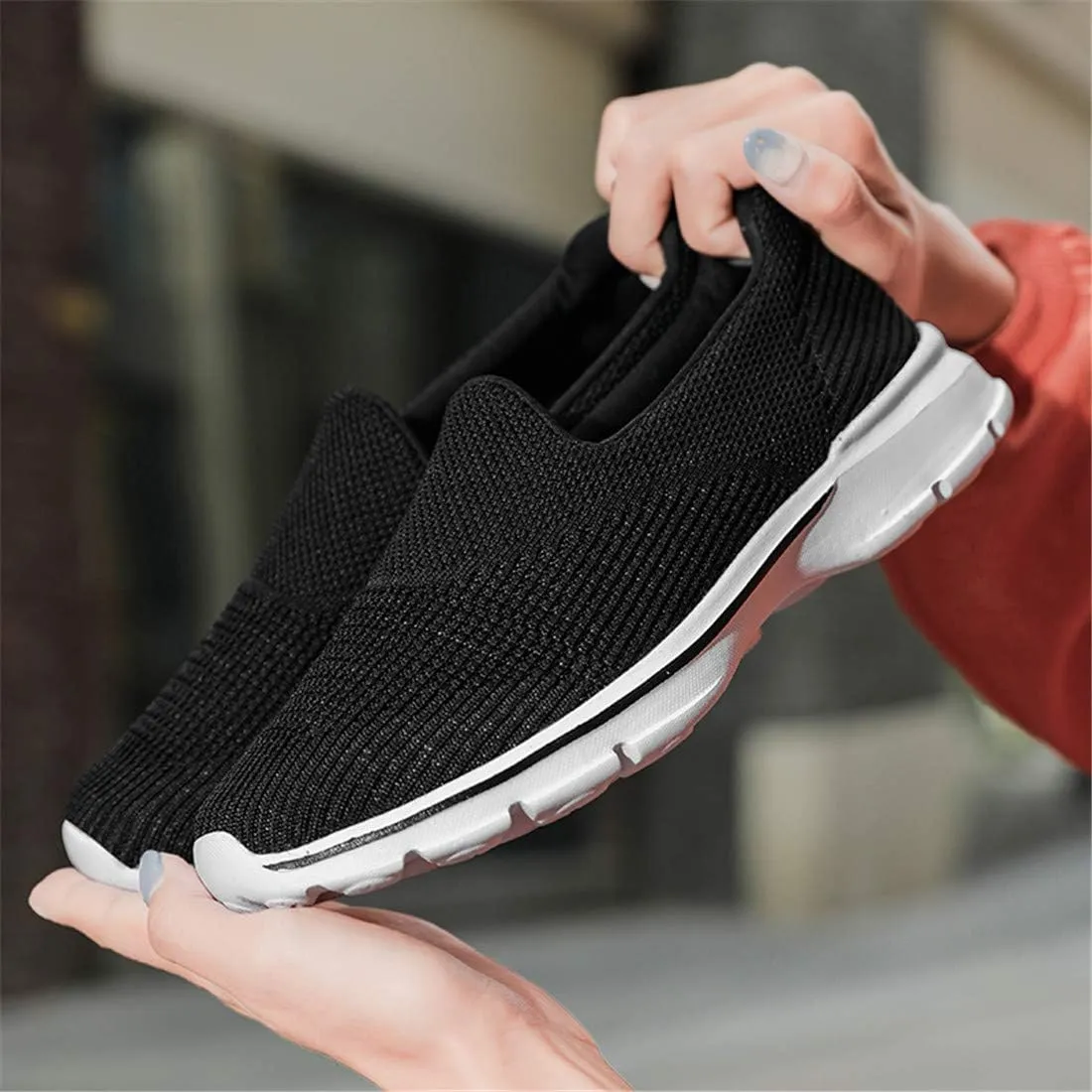 MizHome Women's Athletic Running Shoes Breathable Casual Mesh-Comfortable Slip on Sneakers