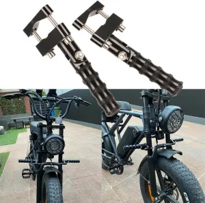 Motorcycle Foot Pegs Folding Footrest Aluminum Alloy Footrests Highway Front Folding Clamps For BMW R1200GS R1250GS R1300GS For YAMAHA TENERE700 Honda Suzuki Kawasaki