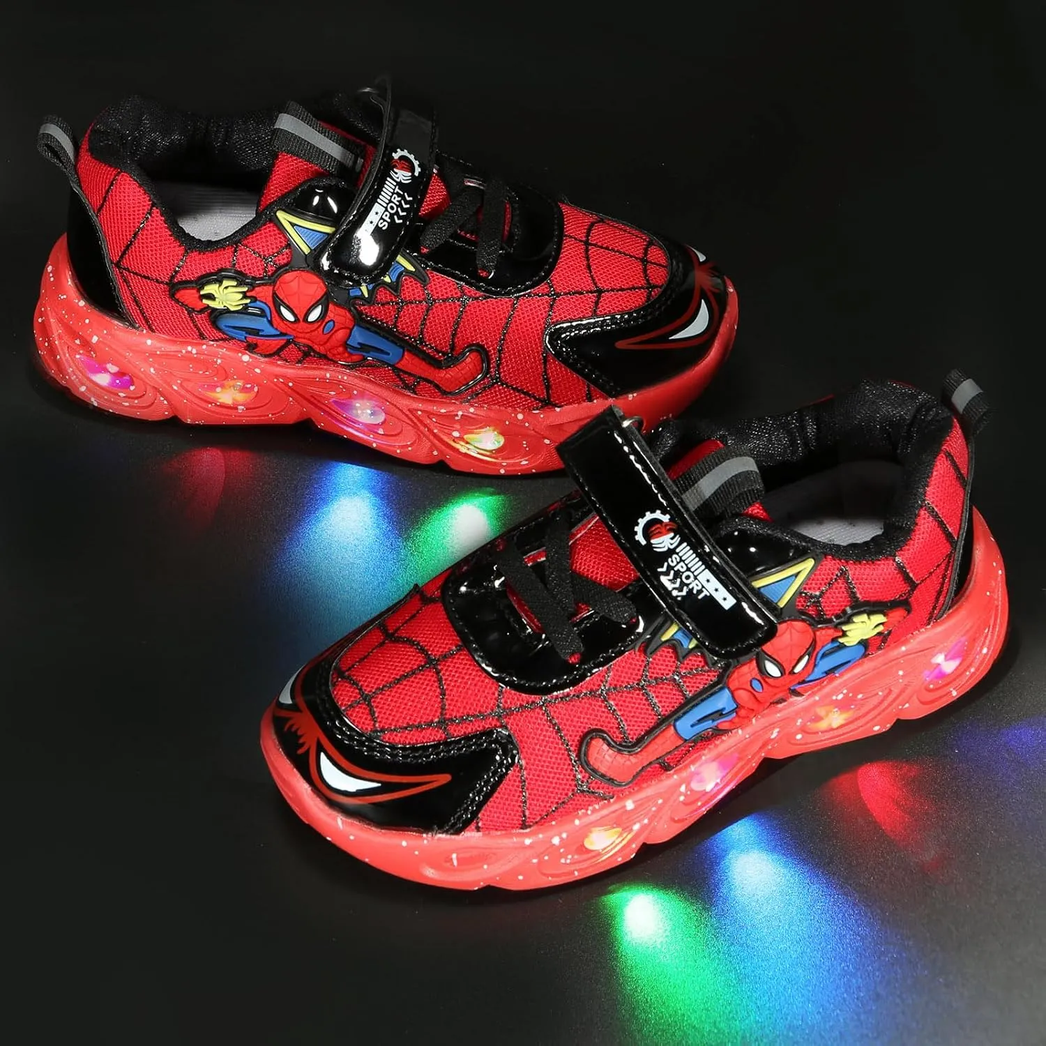 Movie Casual Shoes LED Light Up SneakersSnow Princess Shoes Baby Toddler Shoes Girl Birthday Present