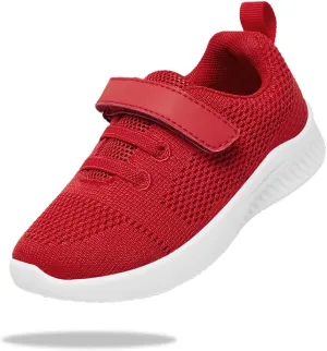 nerteo Toddler Girl Shoes Boys Kids Tennis Sneakers Breathable Runing Walking Shoes