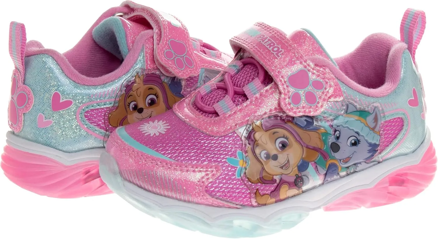 Nickelodeon Girl's Paw Patrol Light Up Laceless Shoes (Toddler/Little Girl)