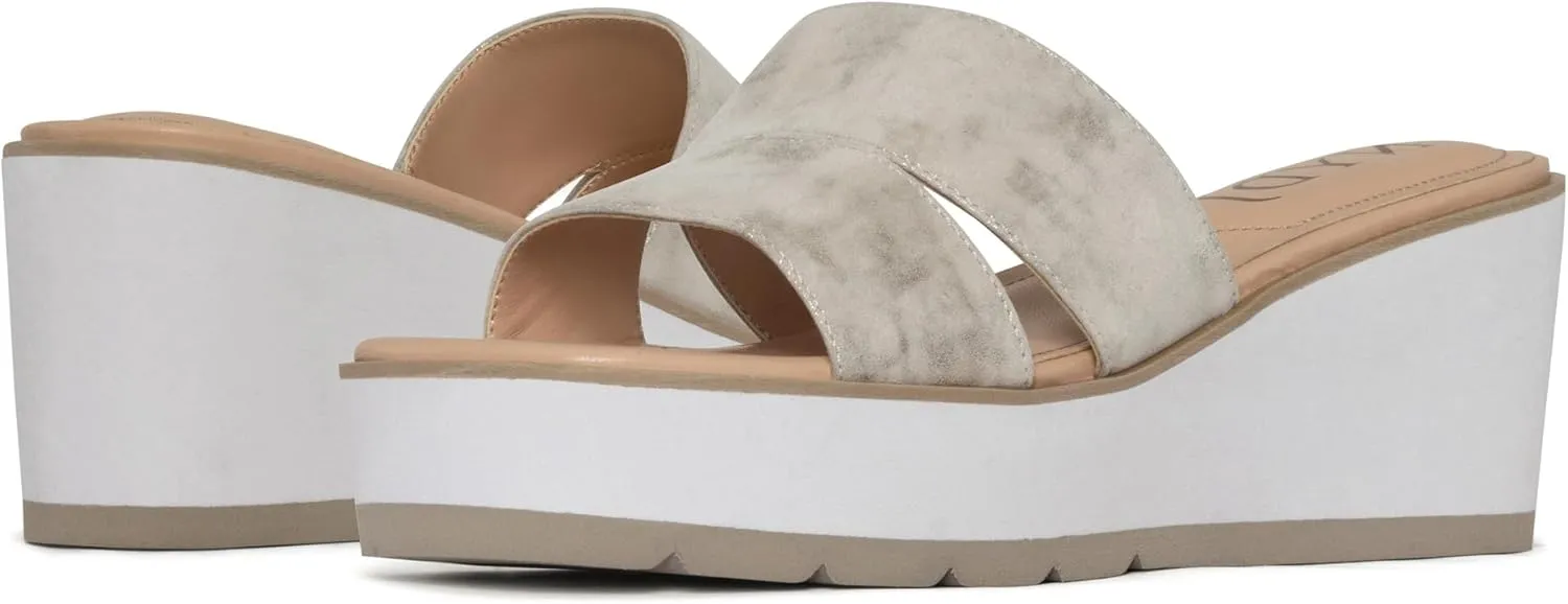NYDJ Women's Raizy Metallic Suede