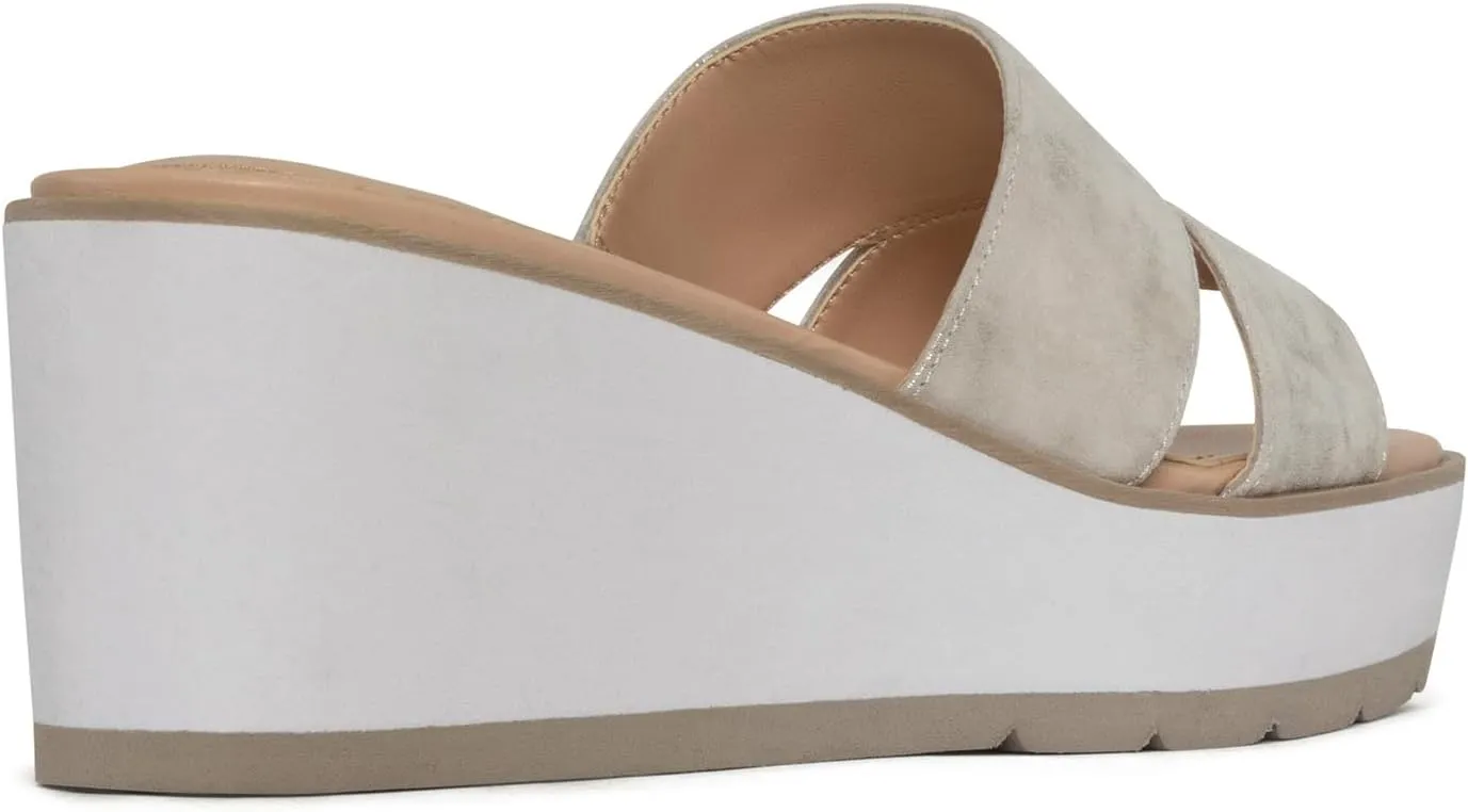 NYDJ Women's Raizy Metallic Suede