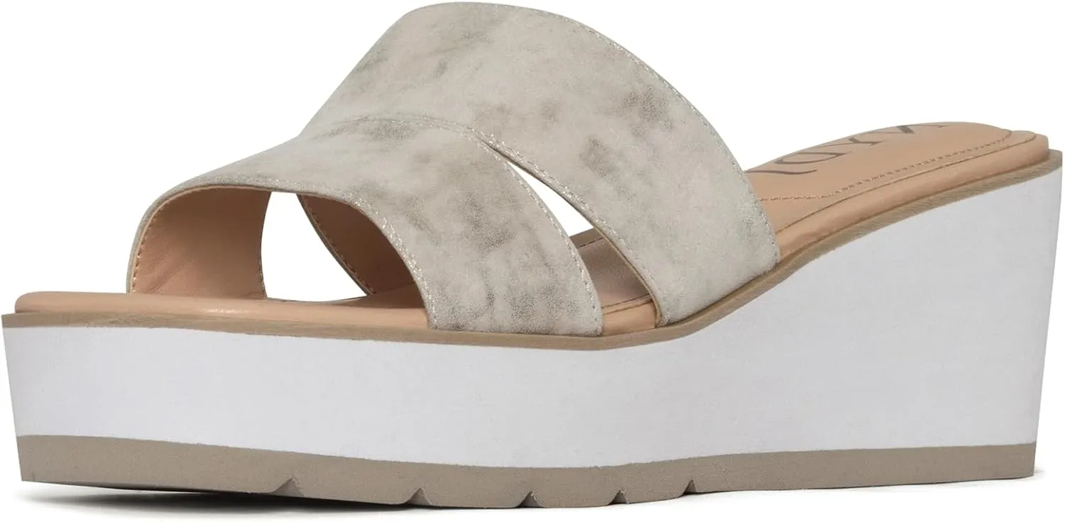 NYDJ Women's Raizy Metallic Suede