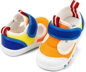 OAISNIT Baby Boy Girl Sandals Lightwight Breathable Summer Mesh Sneakers Non-Slip Toddler First Walking Shoes 6 12 18 24 Months