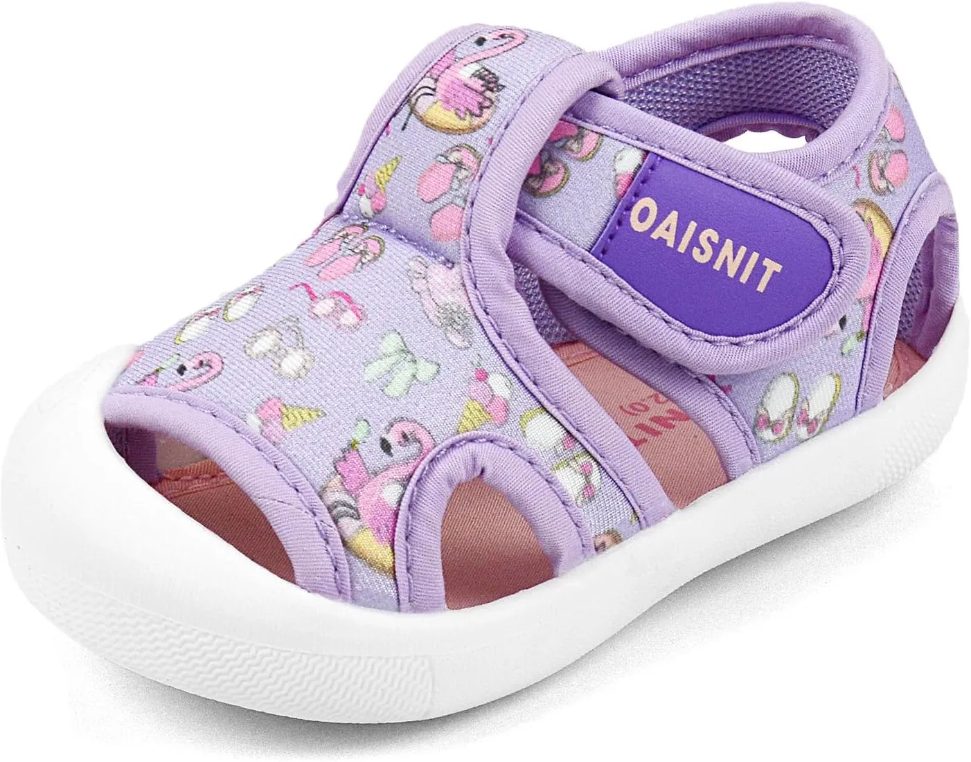 OAISNIT Baby Girls Boys Sandals Summer Sneakers Non-Slip Lightweight Beach Water Shoes Toddler First Walkers