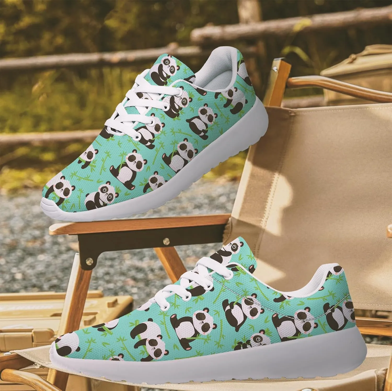 Panda Sneakers for Women Men Tennis Shoes Walking Sneakers Panda Gifts for Women Men