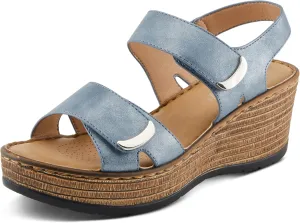 PATRIZIA Women's WOODROW Slingback Wedge Sandals