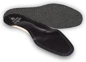 Pedag Siesta Insoles | Made in Germany | Arch Support for Flat Feet | Flexible Metatarsal Support | Ideal for Boots & High Heels | Active Charcoal Filte | Black | US 12M/EU 45