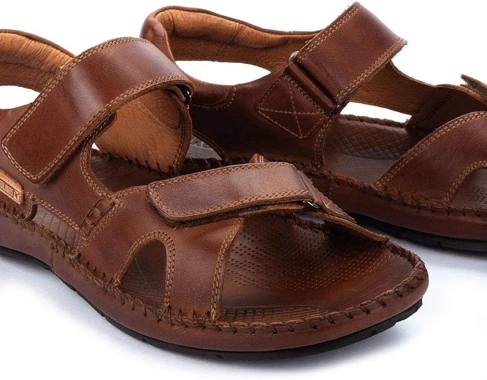 PIKOLINOS Flat Sandals Leather Tarifa for Man