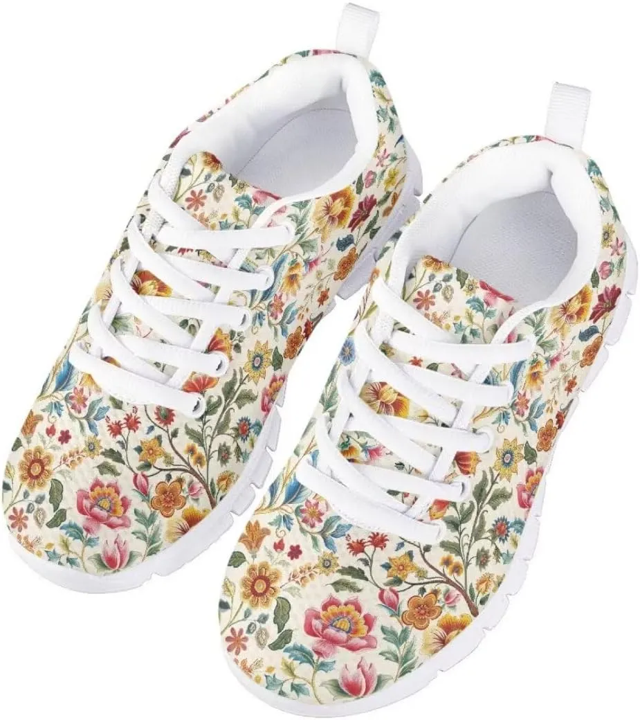 Pinupub Boys Girls Tennis Sports Shoes Breathable Non Slip Lace Up Sneakers for Running Hiking