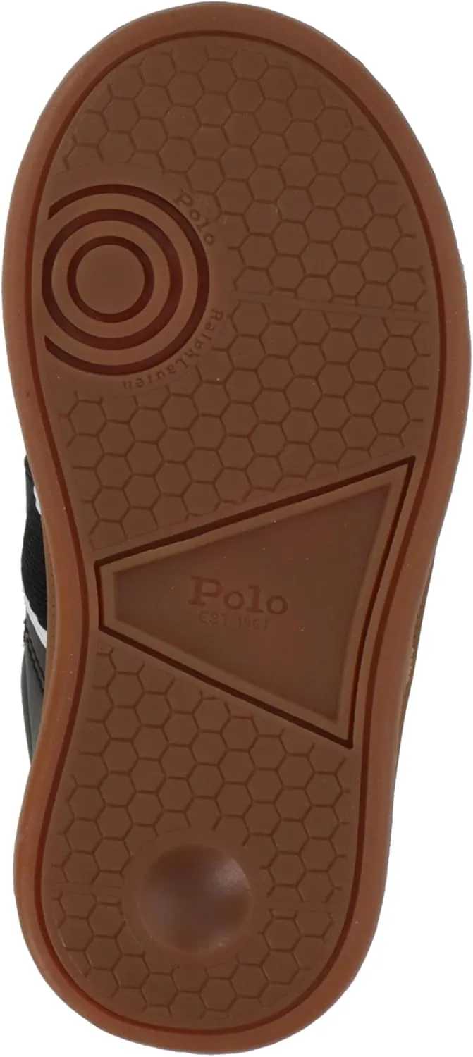 POLO RALPH LAUREN Unisex-Child Heritage Court Iii T-Toe (Big Kid)