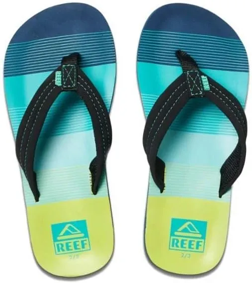 REEF Kids Ahi Unisex-Child Beach Flip Flop, Soft Cushion Footbed, Water Friendly