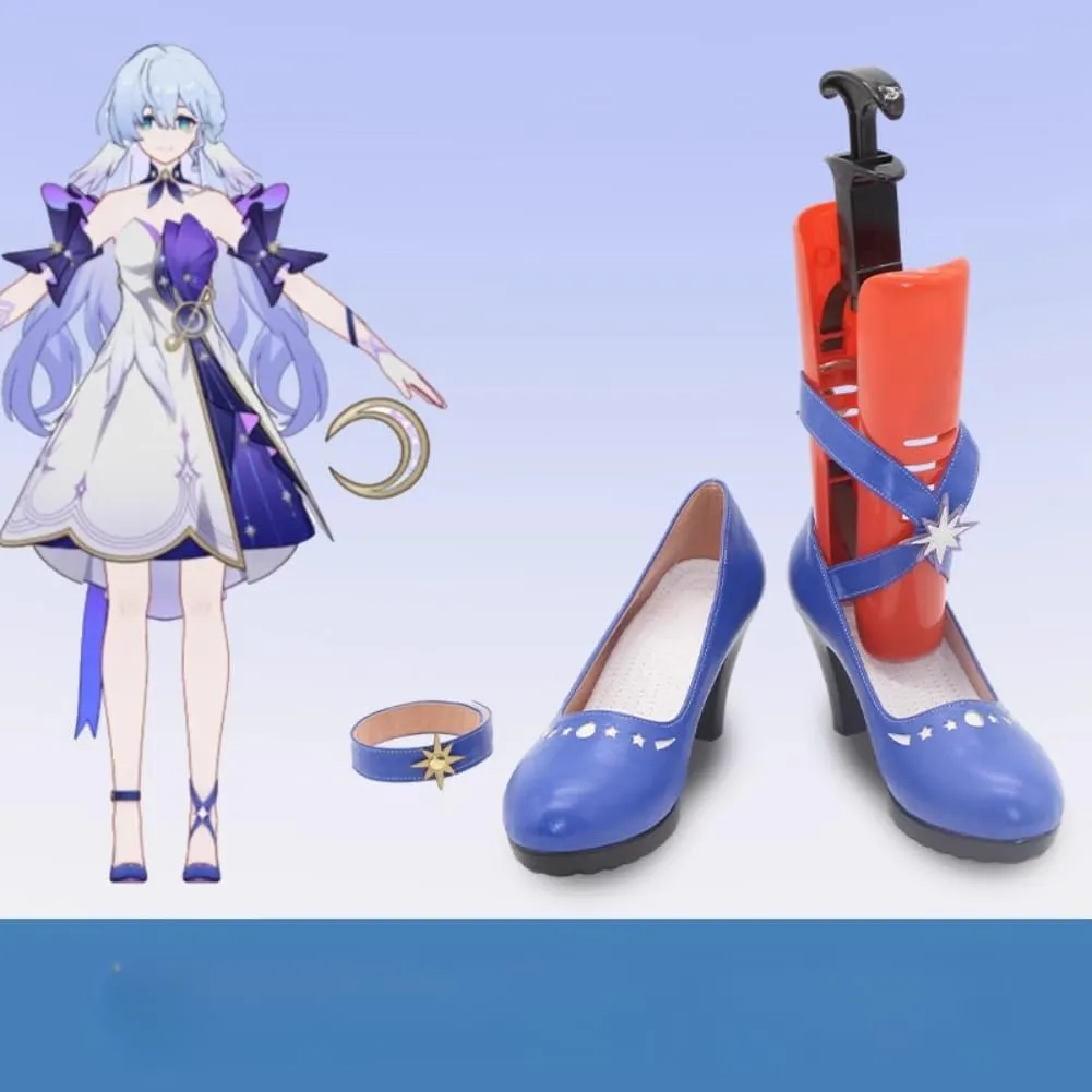 Robin Cosplay Shoes for Game Honkai: Star Rail Cos Halloween Women Men High Heel Custom Made Anime