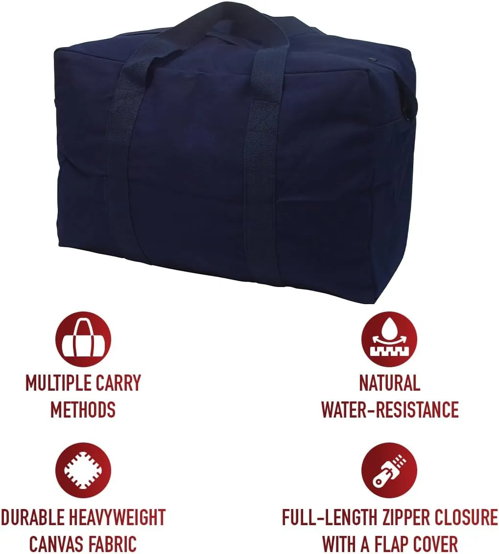 Rothco Canvas Parachute Cargo Bag Extra Large Duffle Bag 75L