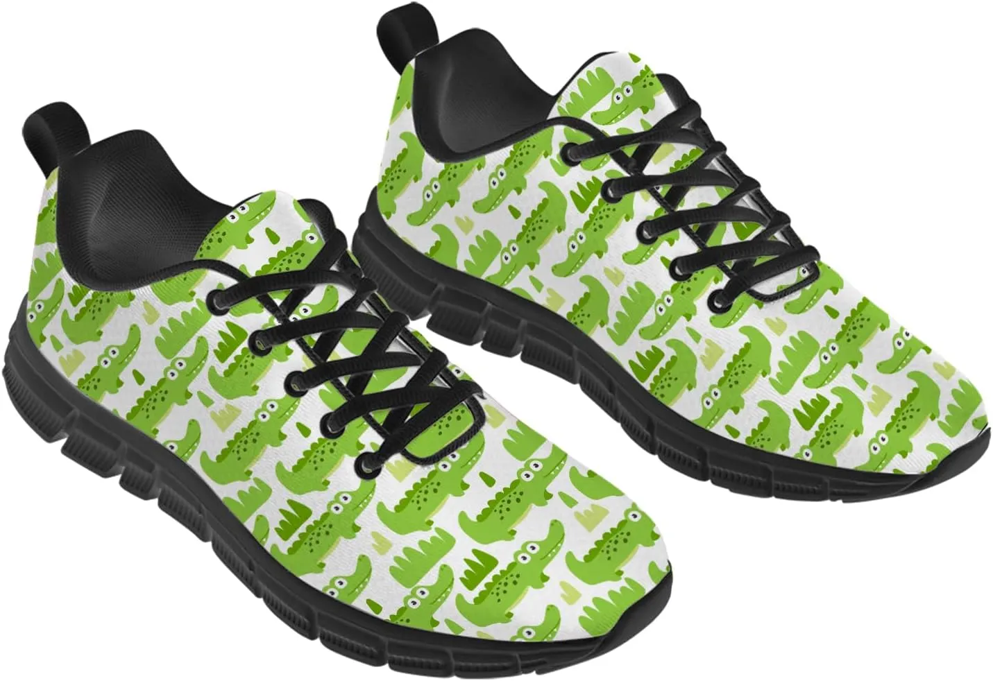 Running Shoes for Women Men Walking Sneakers Funny Crocodiles Shoes Gifts for Men Women