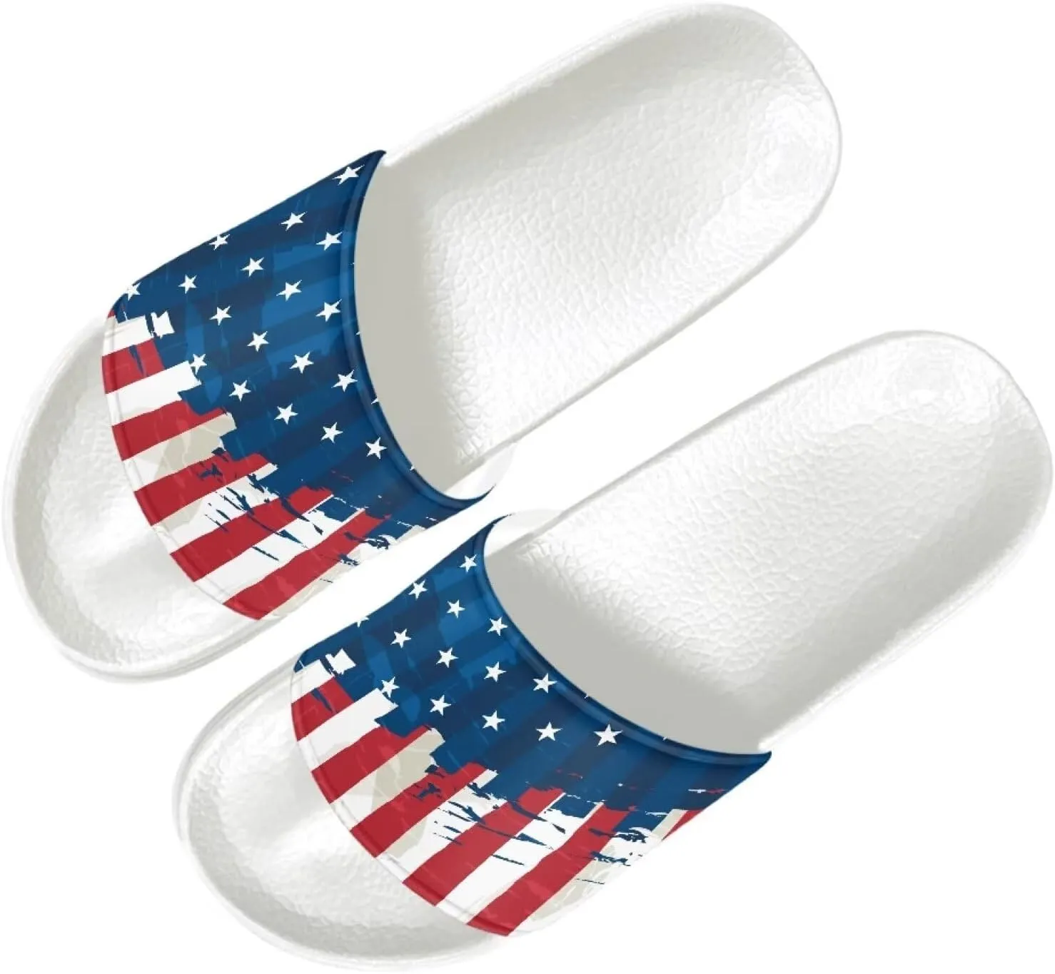 Sandals Slides for Men Non Slip Slippers White Sole Casual Summer Shoes Beach Slides