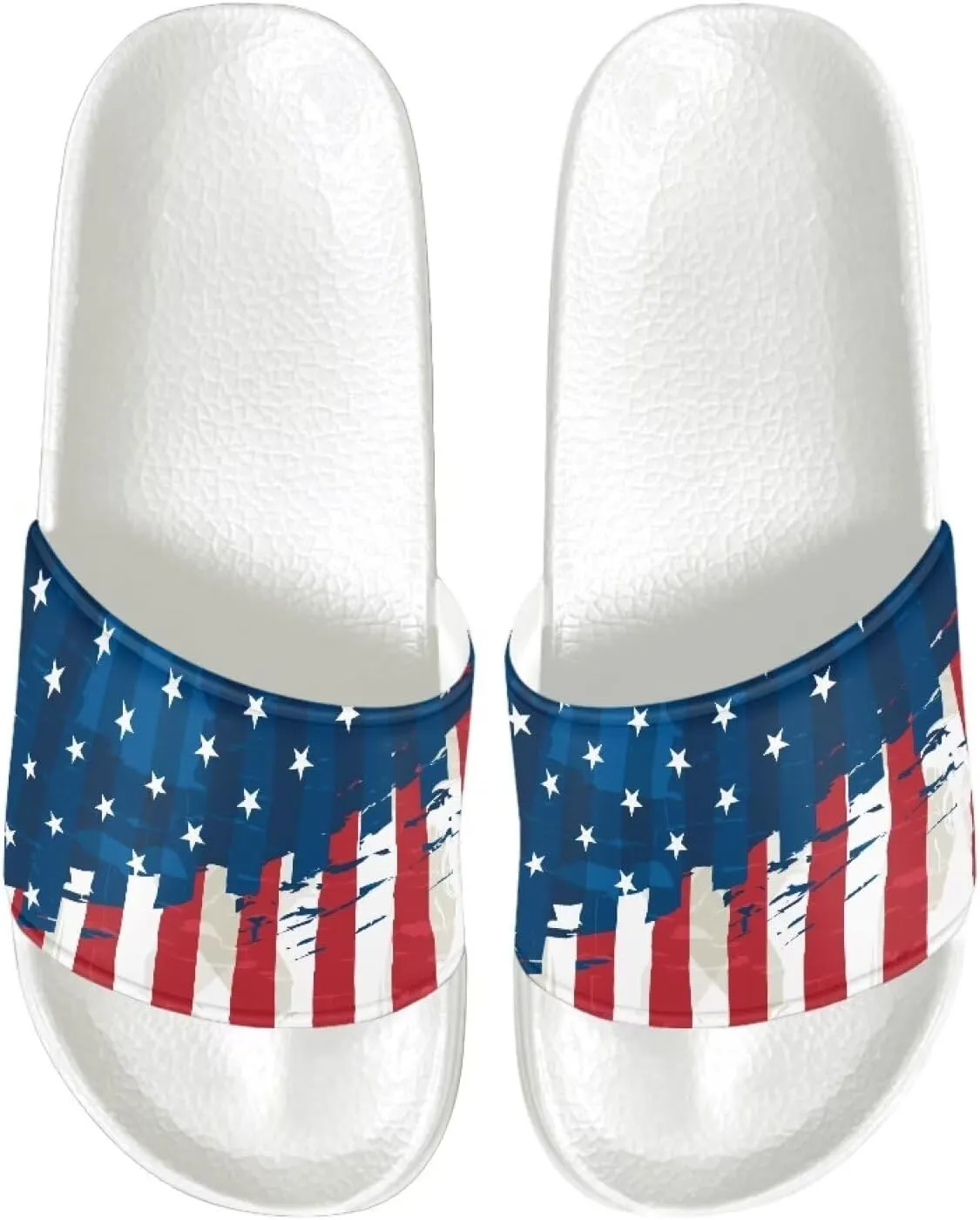 Sandals Slides for Men Non Slip Slippers White Sole Casual Summer Shoes Beach Slides