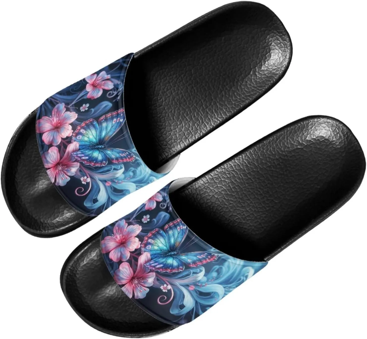 Sandals Slides for Women Non Slip Slippers Lightweight Casual Peep Toe Summer Shoes Beach Slides
