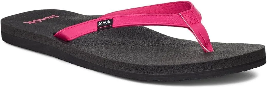 Sanuk Yoga Joy | Flip Flops for Women | Yoga Sandals For Women | Women's Beach Sandals | Memory Foam Footbed