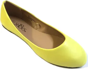 Shoes8teen Womens Ballerina Ballet Flats Shoes Leopard & Solids 14 Colors