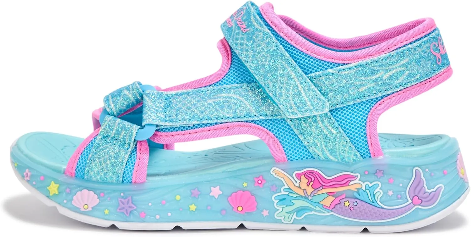 SKECHERS Girl's Mermaid Dreams Sandal Sneaker