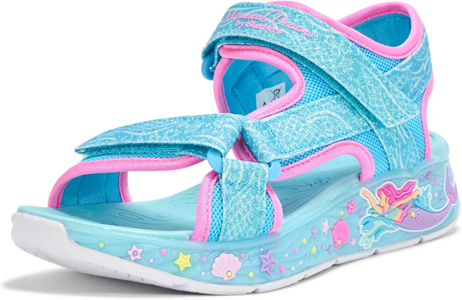 SKECHERS Girl's Mermaid Dreams Sandal Sneaker