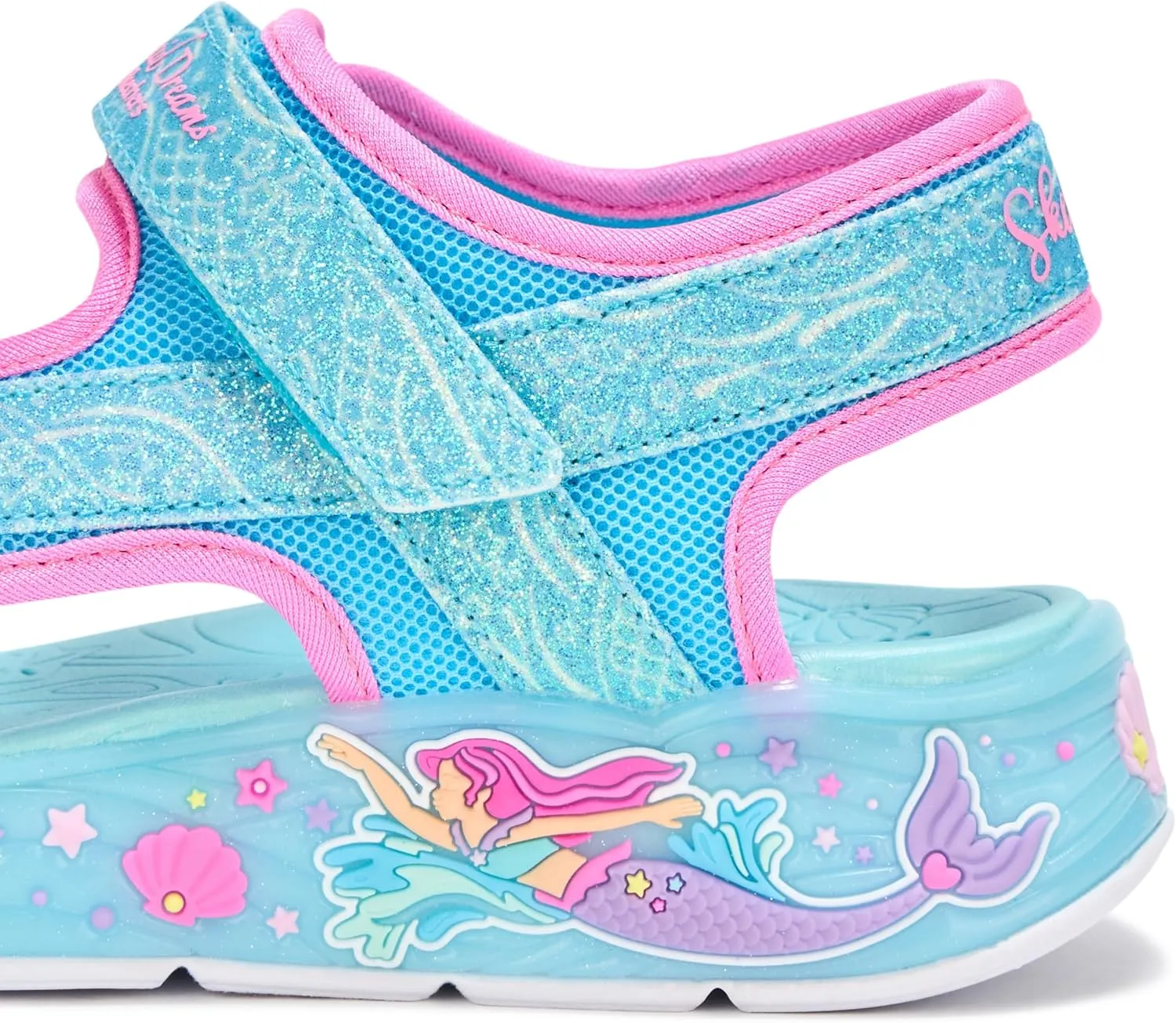 SKECHERS Girl's Mermaid Dreams Sandal Sneaker