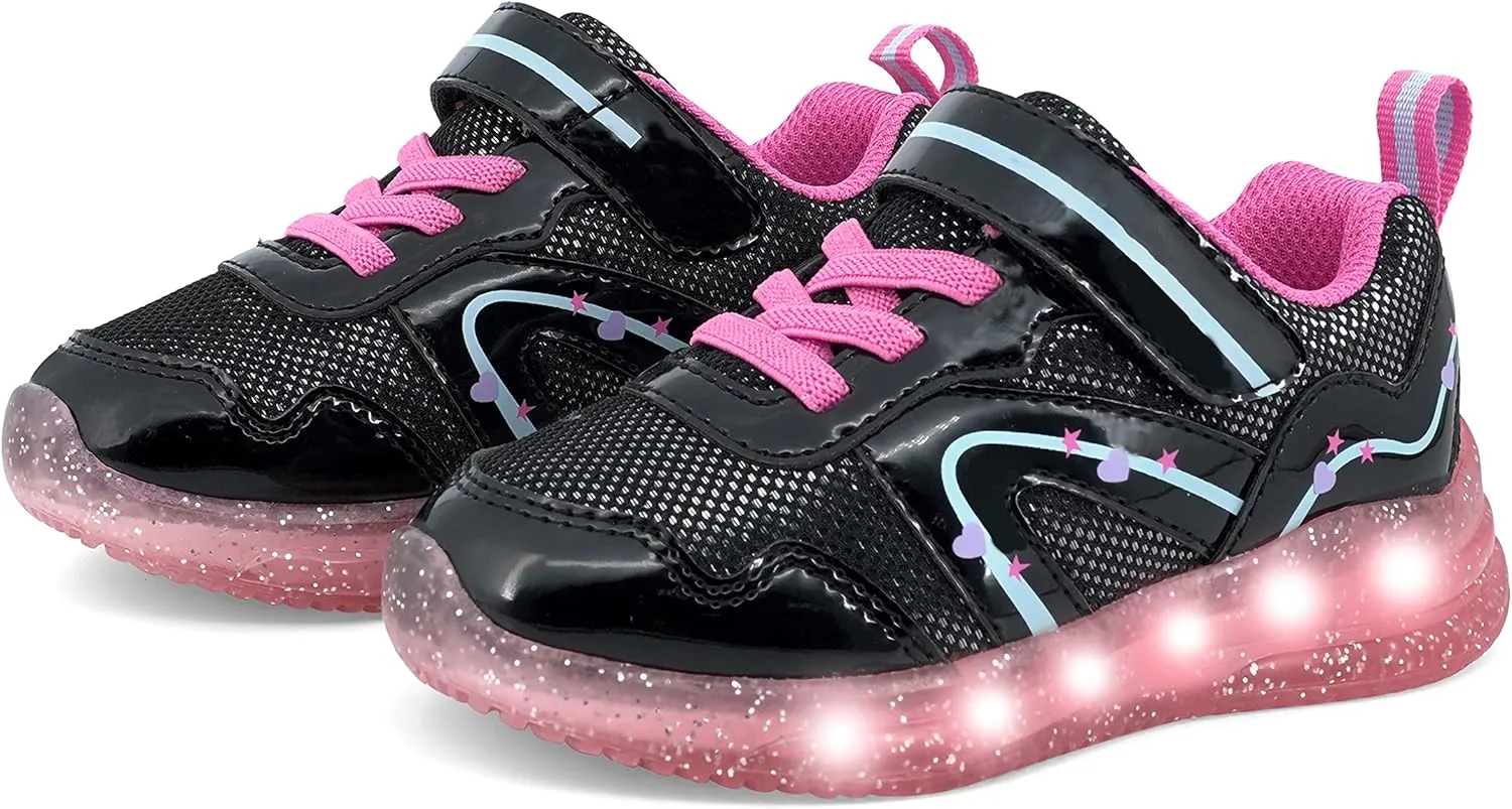 SKYWHEEL Boys Girls Sneakers Light up for Toddler Size 5 to Little Kids Size 2