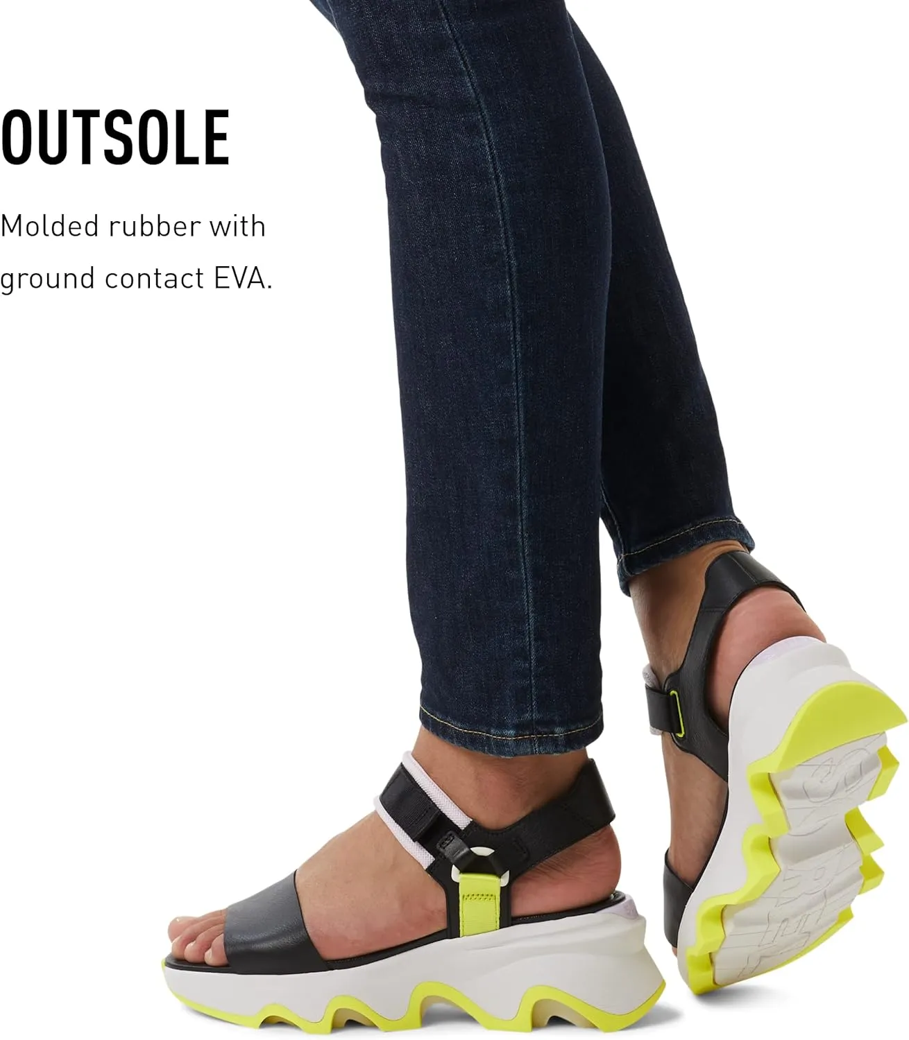 Sorel Women's Kinetic Impact Y Strap High Sandals