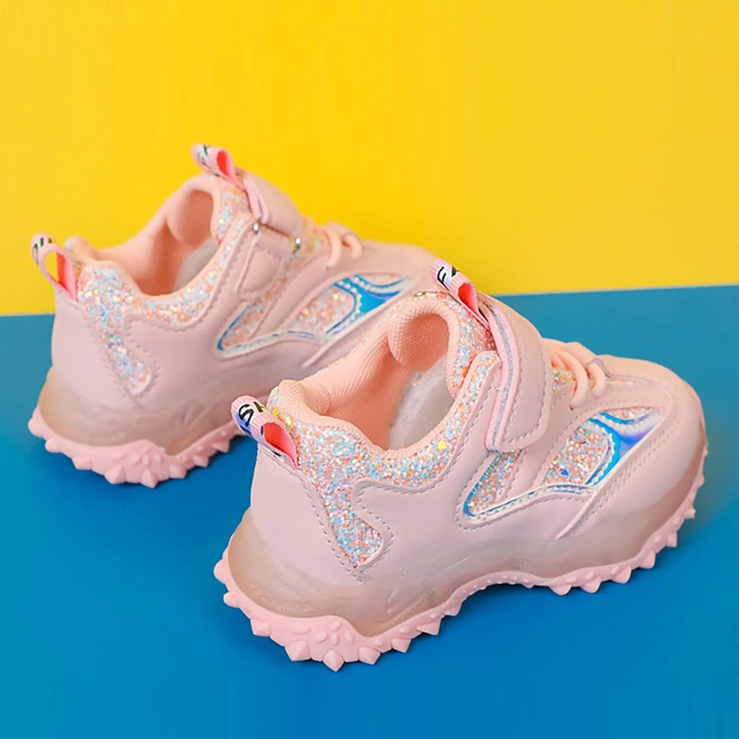 Spring Summer Boys Girls Sports Sneakers Toddler Infant Baby Casual Tennis Light Up Platform Chunky Heel Shoes
